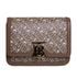 Monogram Mini TB Bag, &pound;445, Handbags, Beige/White, Leather, Front view